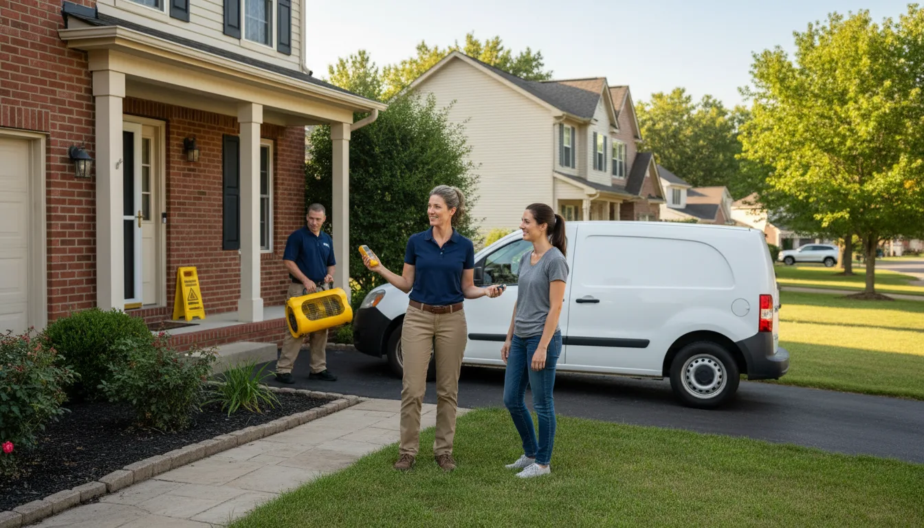 Water restoration image for Fire And Smoke Damage Restoration in Bertrand, MO
